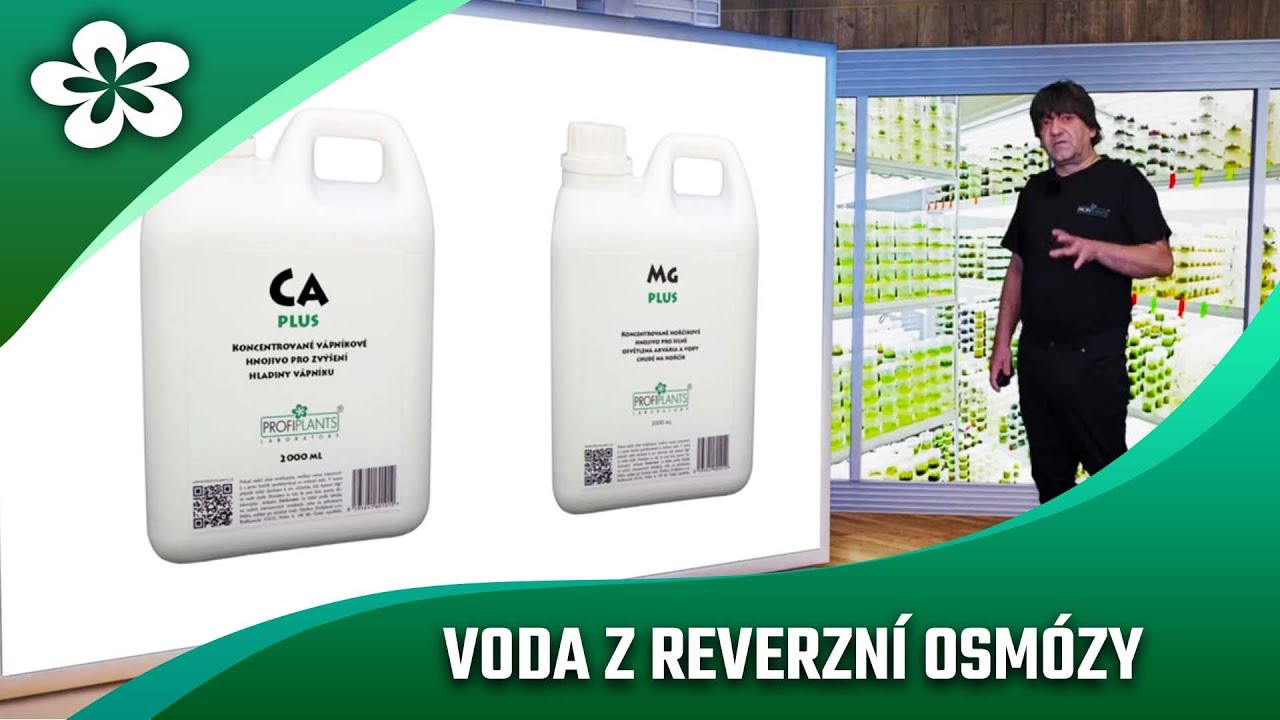 Jak namíchat vodu z reverzní osmózy pro rostlinné akvárium?