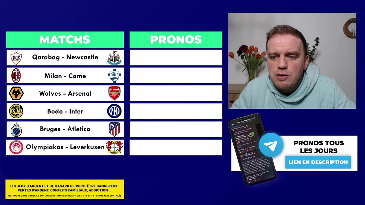 Pronostics Football ( Ligue des Champions / Premier League / S&eacute;rie A )