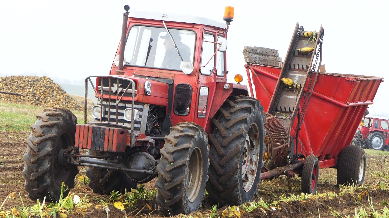 Special Built Massey Ferguson 178 4WD Tractor Harvesting Beets