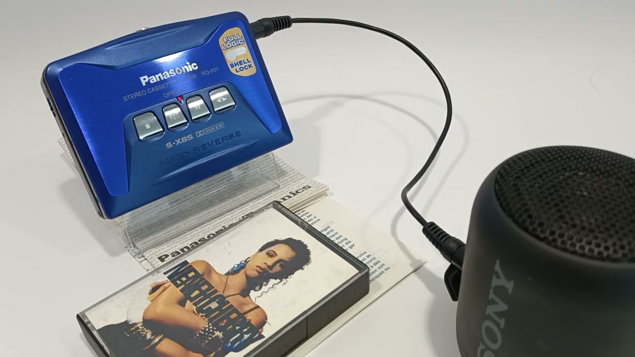 Walkman Panasonic RQ-X01 Made  in Taiwan 1998 SERWIS TEST