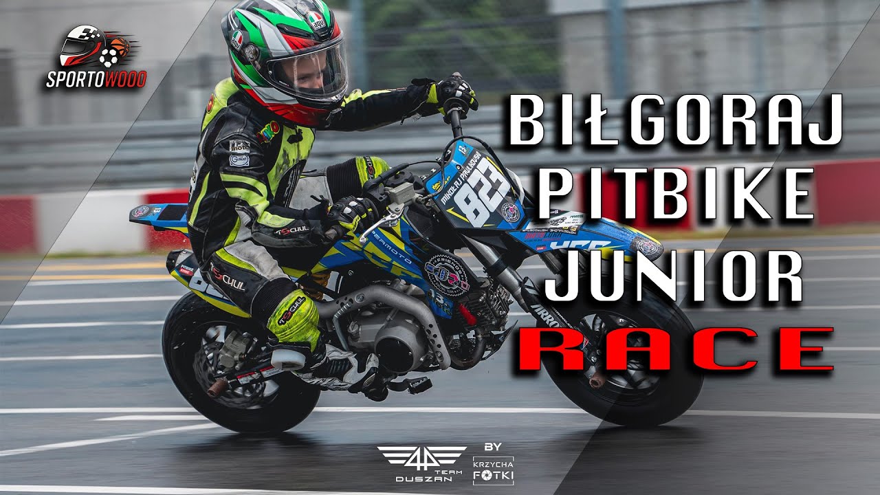 Motocyklowe Mistrzostwa Śląska 2025 - Biłgoraj Runda V Dzień 2 Pitbike Junior - wyścig