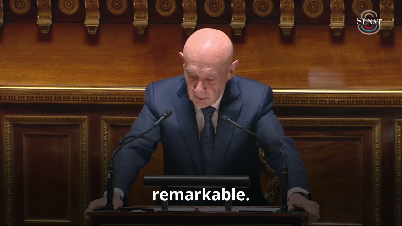 Speech on France's role in preventing and resolving international crises