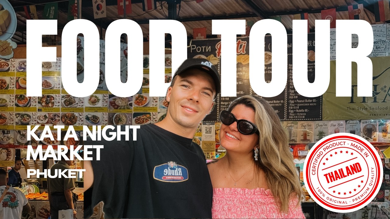 Was bekommt man für 20€ in Thailand?! 🇹🇭 Kata Night Market Phuket | The Sallis Vlog #11