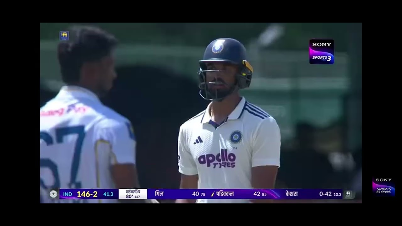 Devdutt padikkal century against Sri Lanka in 2nd test match