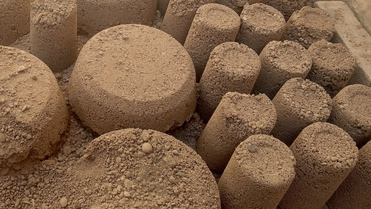 Asmr satisfying Sand mud ki crumble 