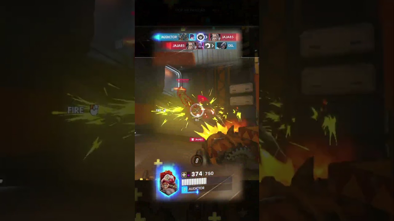 I love Roadhog Ult #overwatch #overwatch2 #gaming #roadhog