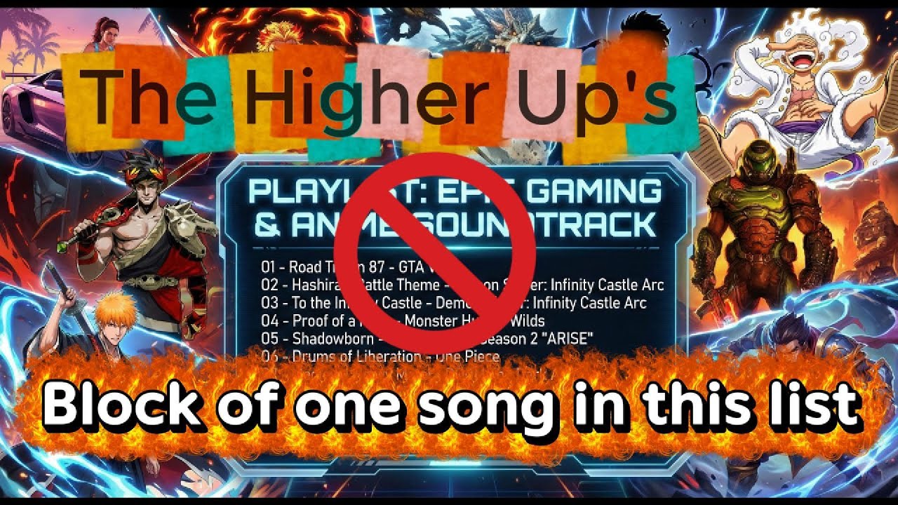 Music Playlist Epic High Energy Gaming & Anime #gaming #anime #soundtrack #epicmusic #moodbooster