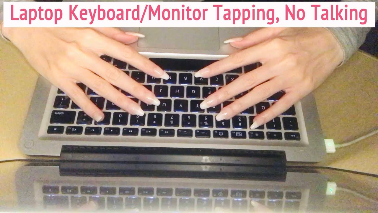 ASMR * Laptop Tapping & Scratching * Keyboard Scratching/Sounds * No Talking * ASMRVilla