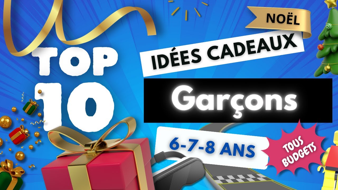 TOP 10 idées cadeaux originales pour Garçons 6-8 ans | Jouets Éducatifs et Interactifs 2025