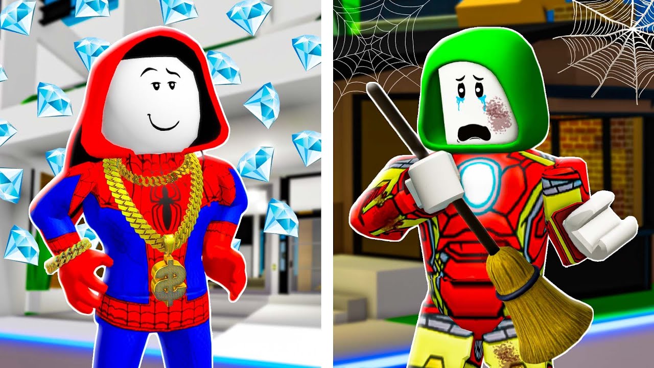 POOR Mikey vs RICH JJ Hero | Maizen Roblox | ROBLOX Brookhaven 🏡RP - FUNNY MOMENTS