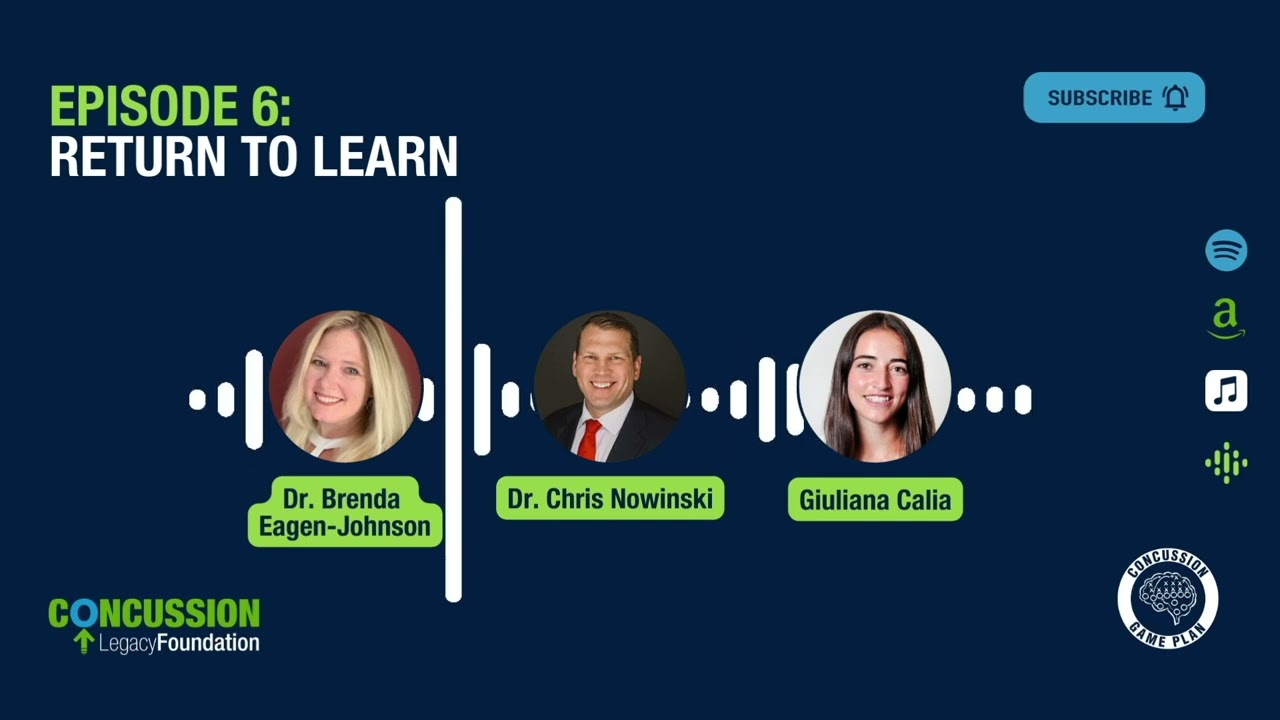 Return to Learn after Concussion | Concussion Game Plan Podcast | Episode 6
