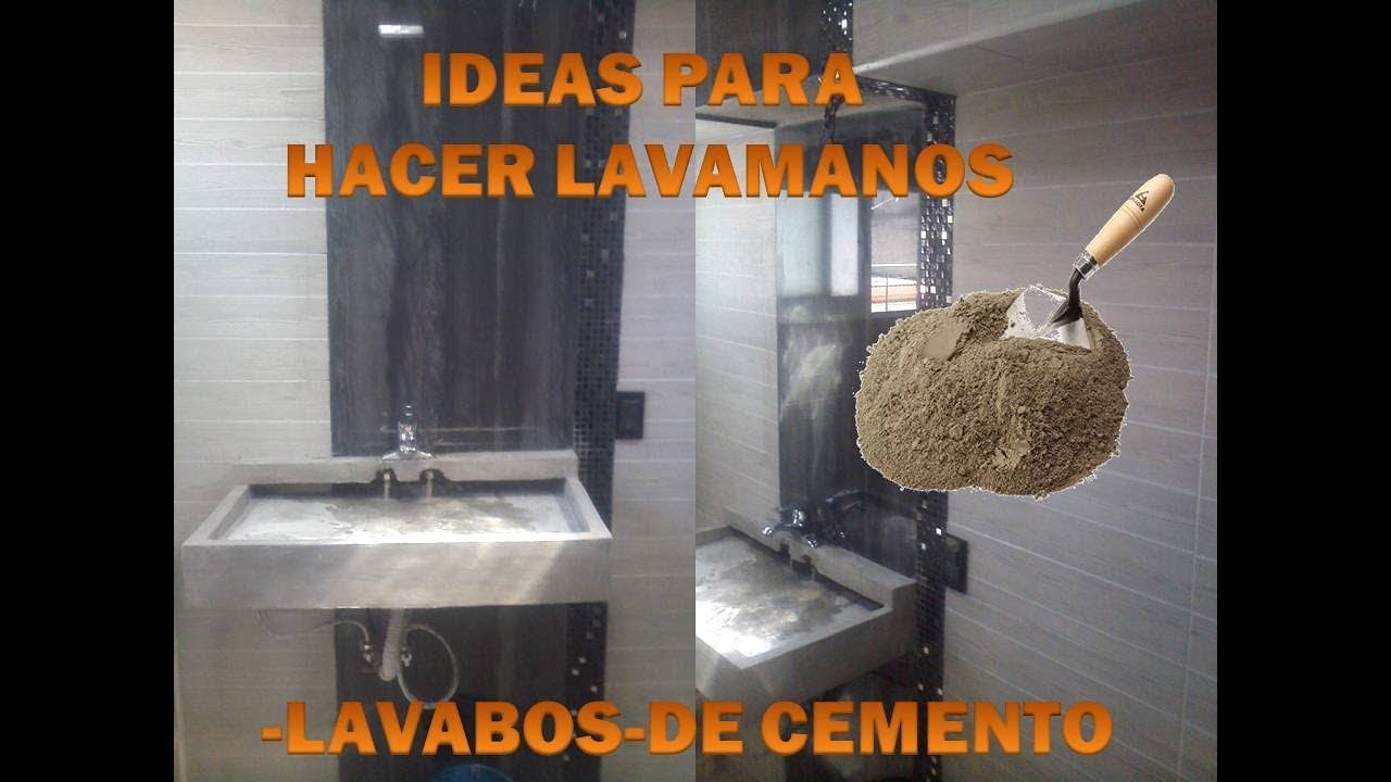 LAVABOS DE CEMENTO 