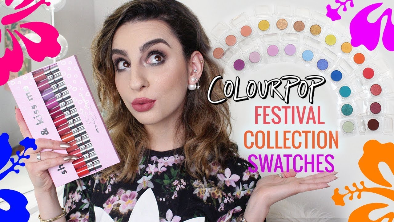 Colourpop Festival/Spring Collection Swatches!