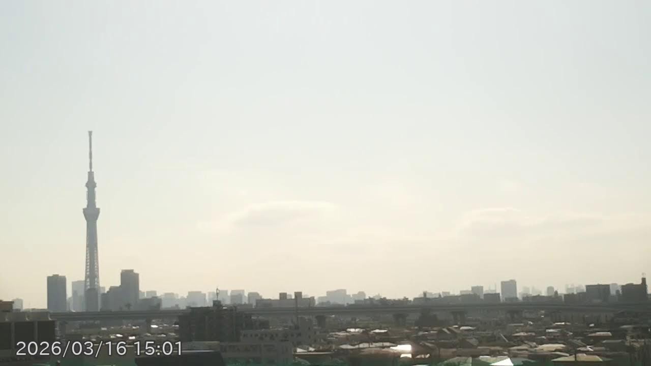 スカイツリーが見えるライブカメラ