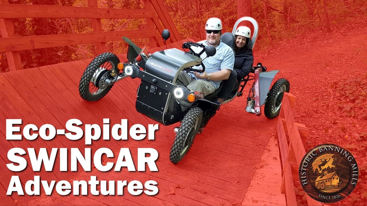 Wheelchair Friendly Eco-Spider SWINCAR Adventures at Historic Banning Mills