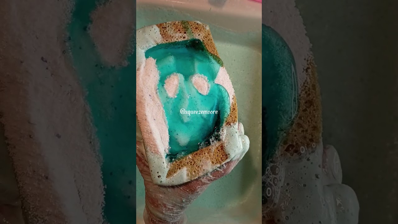 Laundry Combo #fyp #laundry #spongesqueezing #asmr #relax  