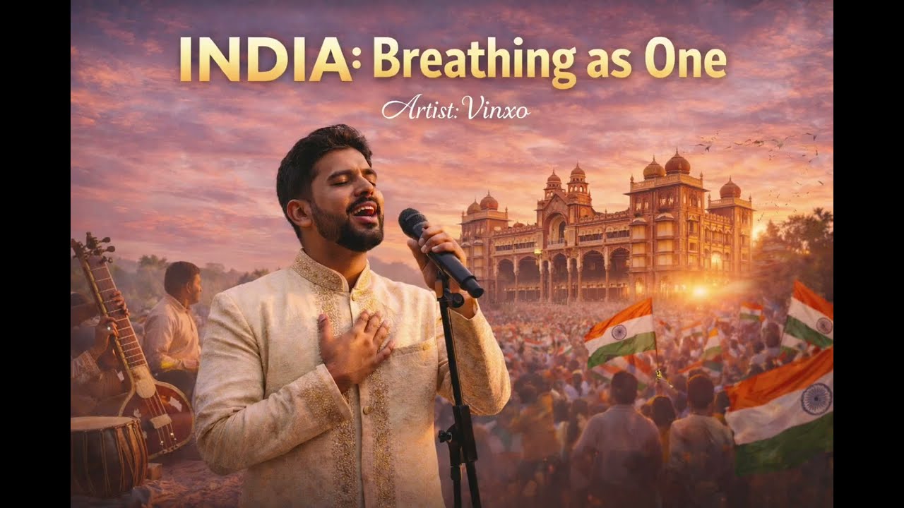 INDIA: Breathing as One 🇮🇳 | Classical Fusion | Vinxo | Unity of India