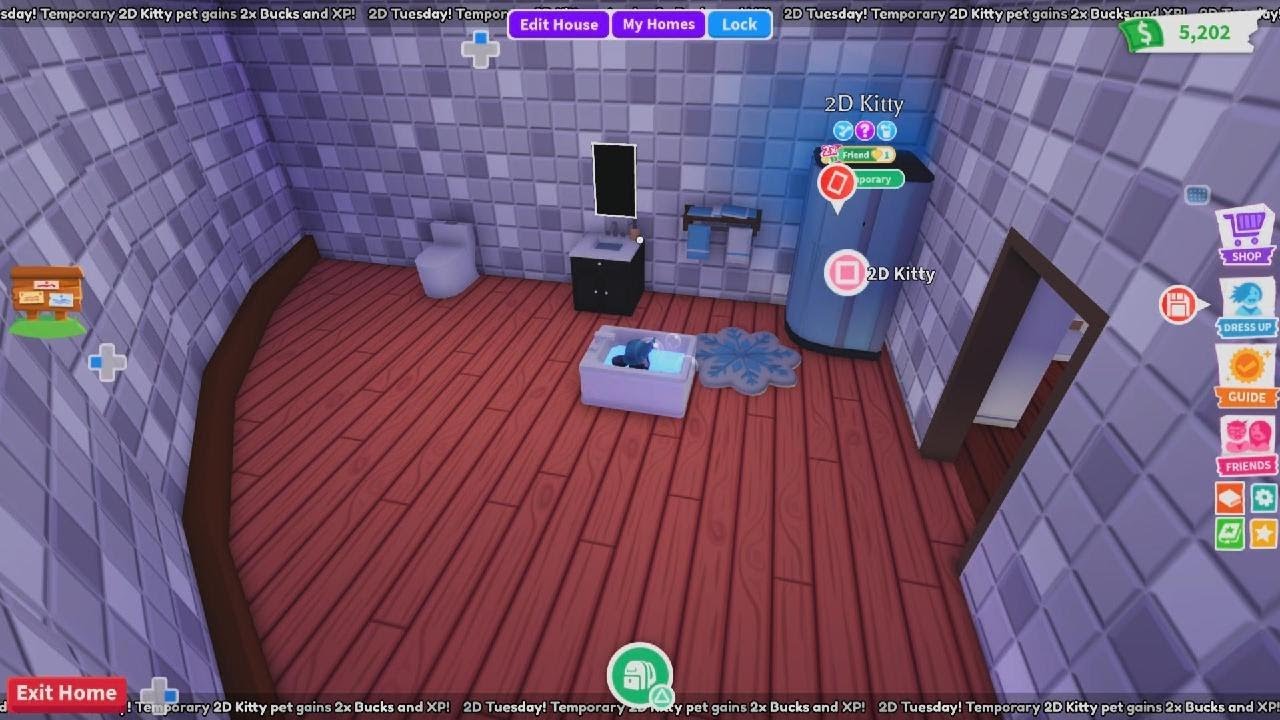 Roblox Adopt Me Chompy Play With 2D Kitty