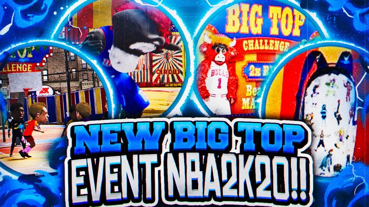 BEST BIG TOP EVENT METHOD NBA 2K20! HOW TO WIN THE BIG TOP EVENT + MINI HOOP BASKETBALL NBA2K20