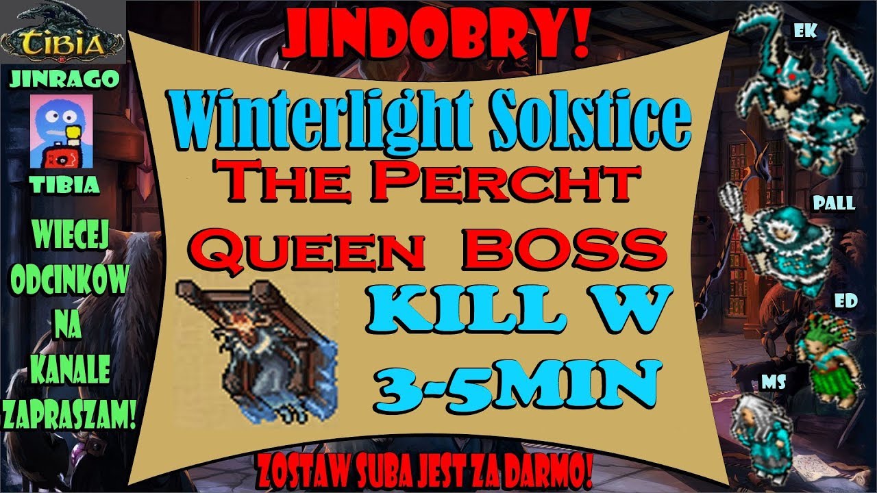 The Percht Queen Boss 3-5min KILL Winterlight Solstice TIBIA