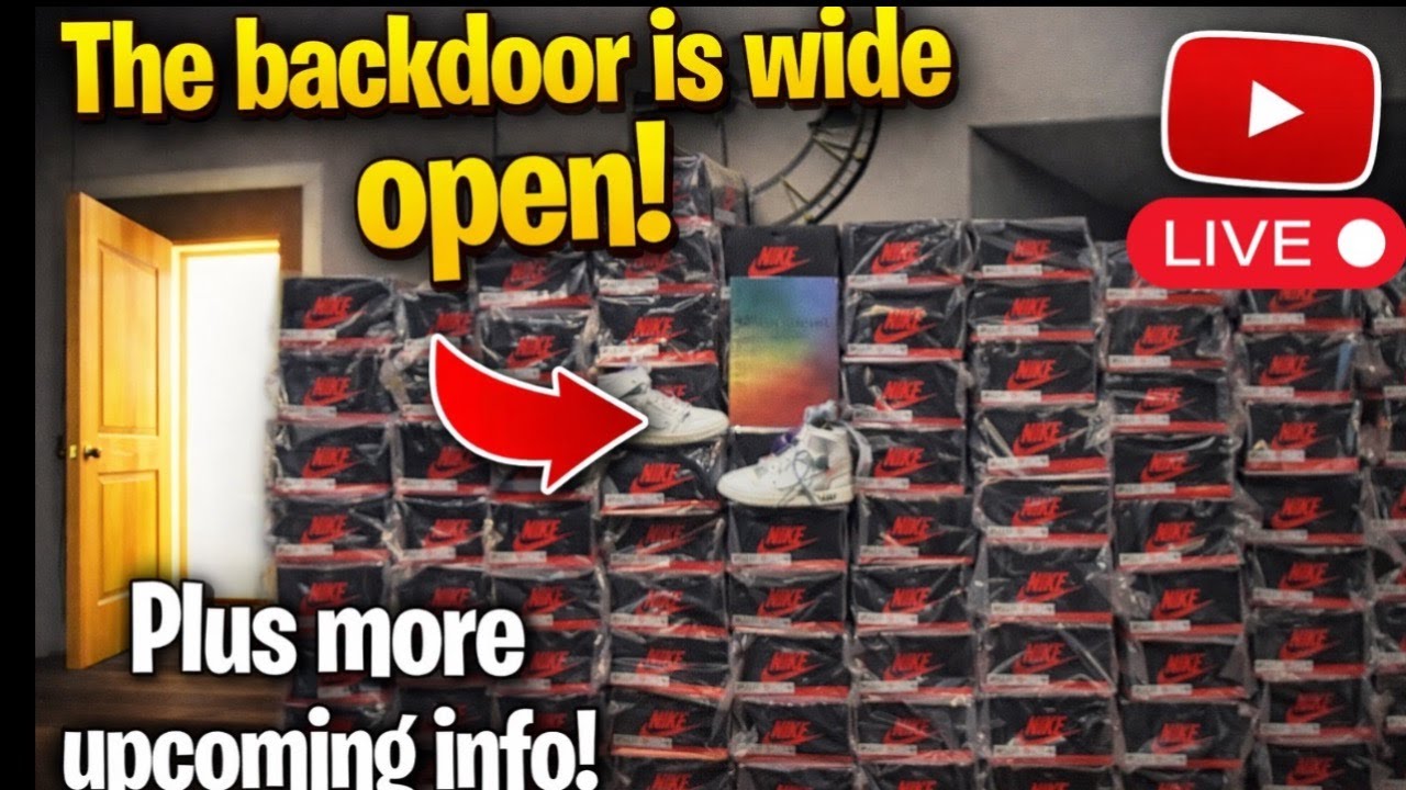 LIVE: VIRGIL ALASKA JORDAN 1 BACKDOOR IS WIDE OPEN! PLUS OTHER RELEASE INFO!