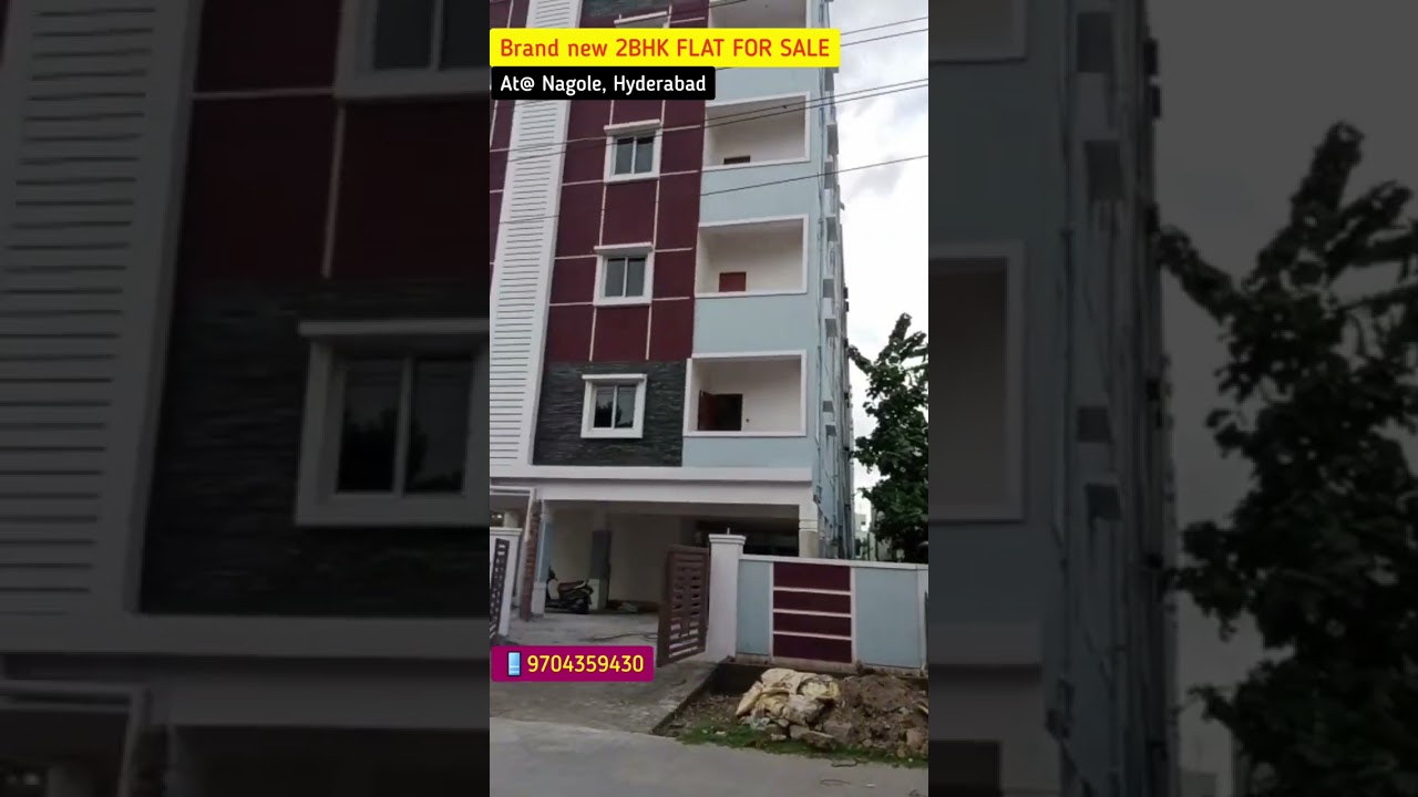 Apartment Flat For Sale, 2BHK Flats At@ Nagole, Hyderabad @9704359430 ##Flats #Houses #Viral #Shorts