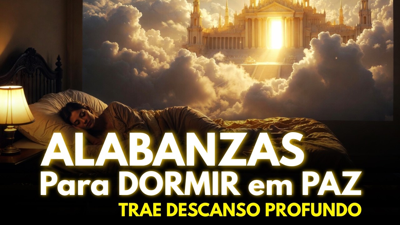 ALABANZAS para DORMIR en PAZ con DIOS ✝️ Música Cristiana que trae descanso profundo y protección