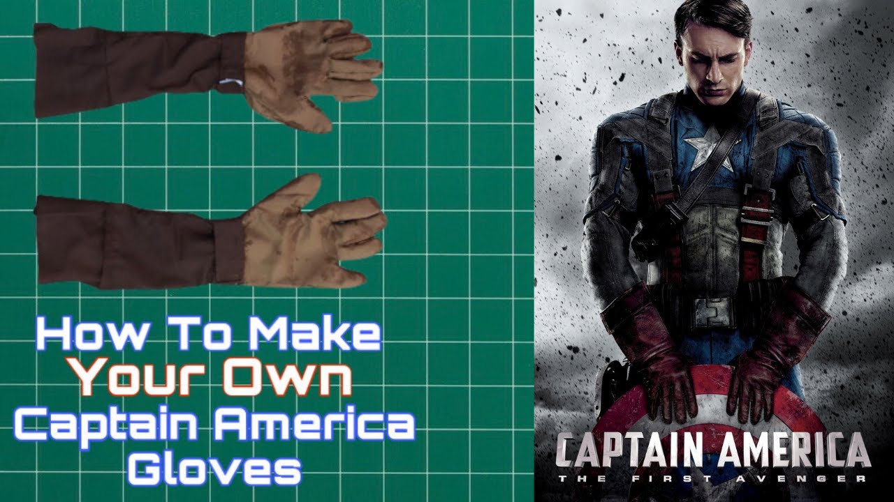 Make Your Own Captain America Gloves! || Captain America Cosplay ep 2