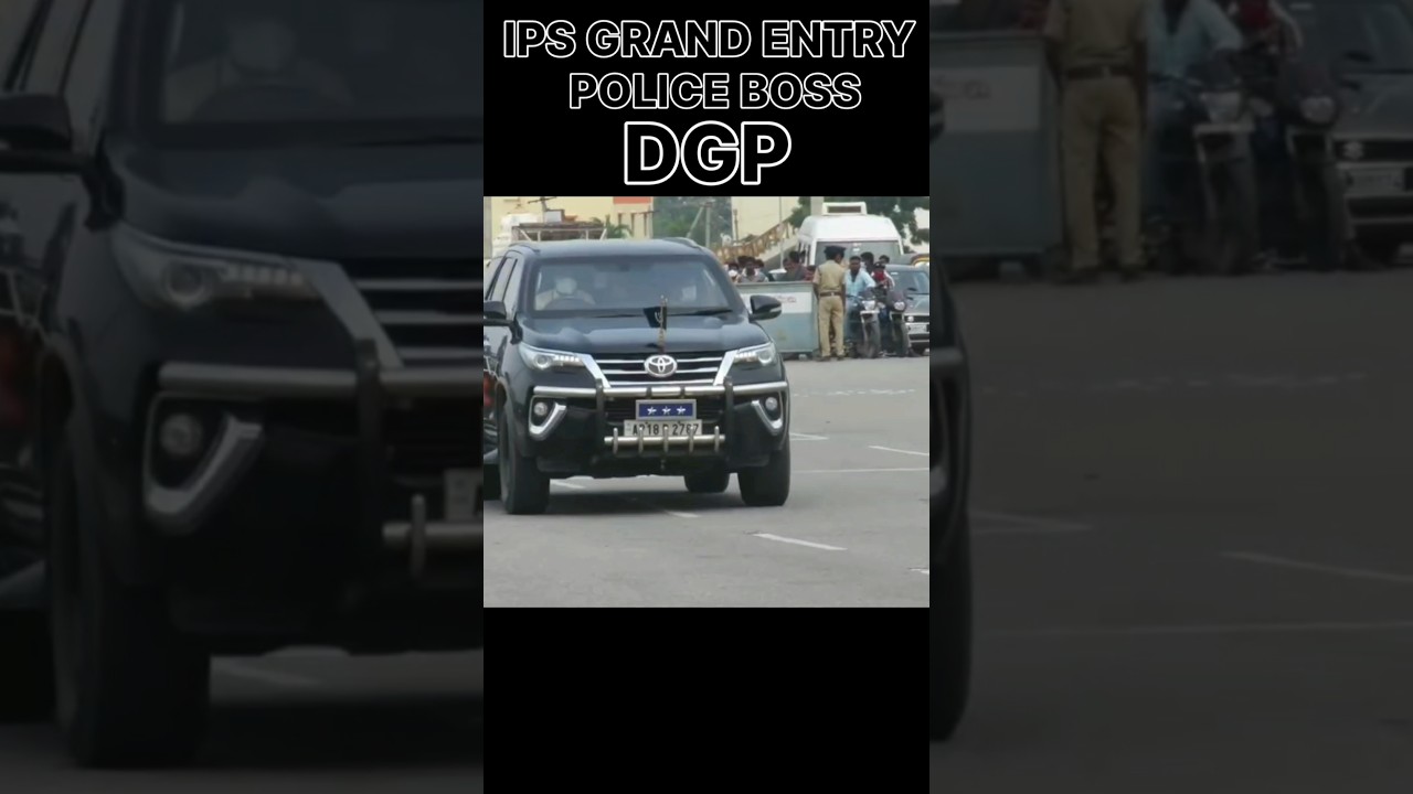 IPS Officer Director General of Police High Security Convoy #upscmotvation #ips #upsc #ias #shorts