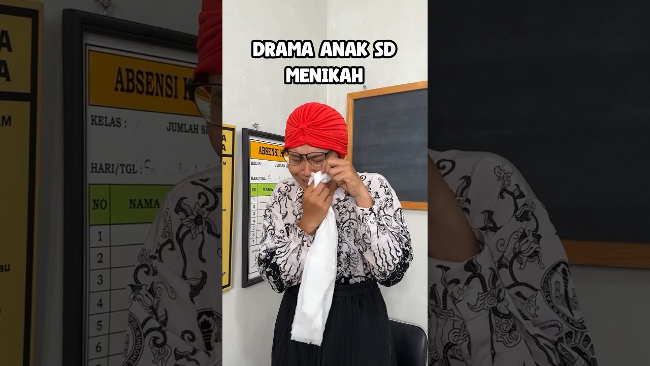 FULL VIDEO 👆🏻 AKHIRNYA DRAMA ANAK SD MENIKAH SELESAI