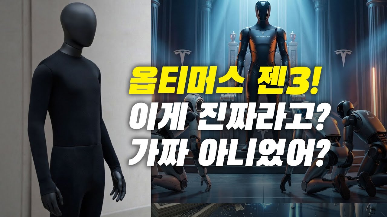 [특집] 테슬라 옵티머스 젠3, 압도적인 실물 목격담으로 알아보는 테슬라의 2026년!