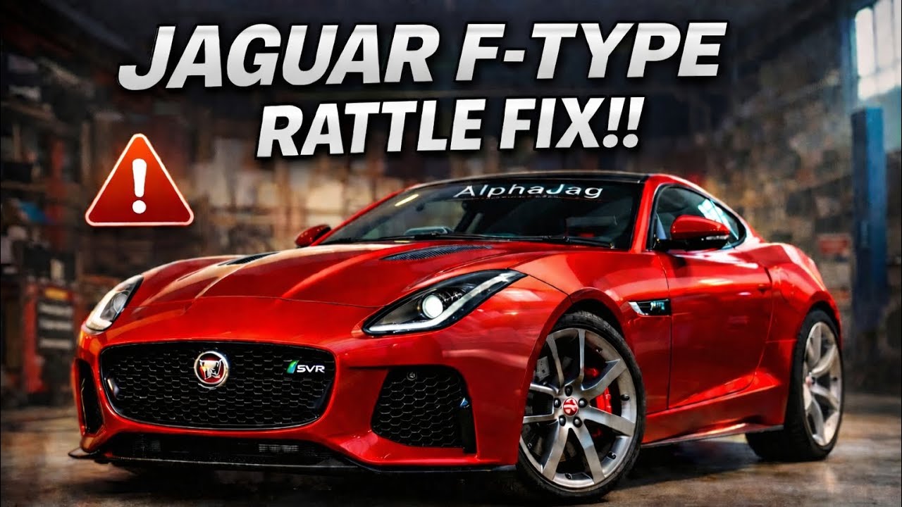 Jaguar F-Type rattle fix ! Factory mistake?