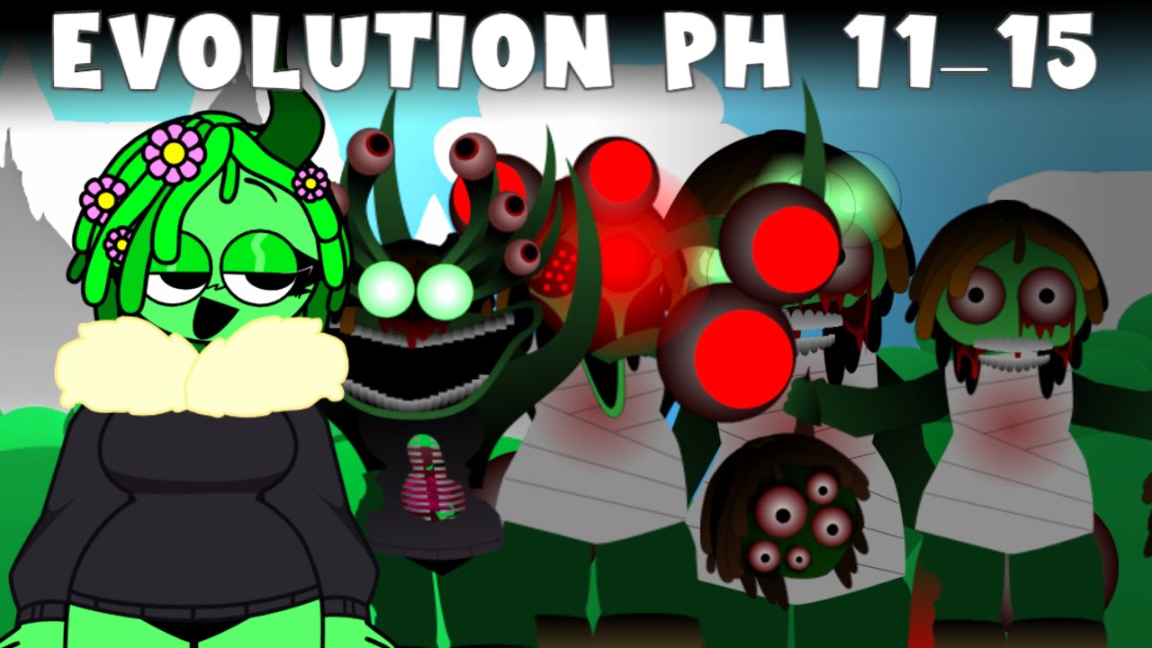 Sprunki New Human – All Characters Horror Evolution Phase 11–15 Fan Mod