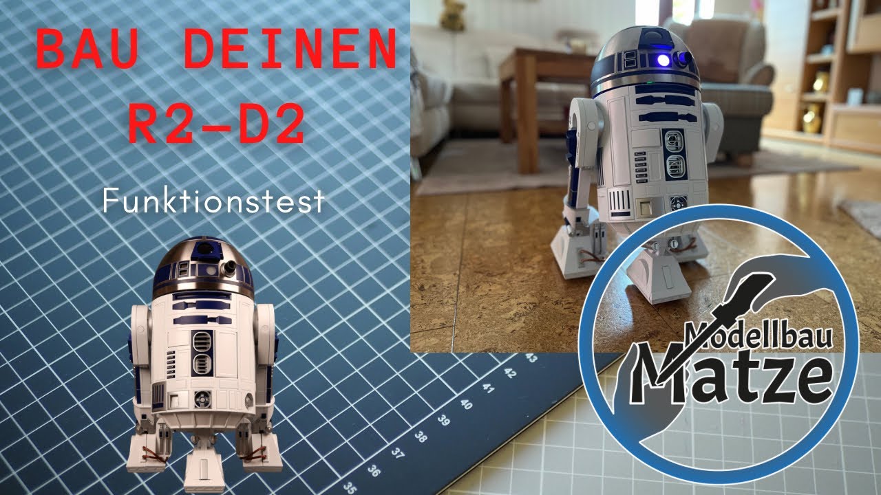 Bau deinen R2-D2 - Funktionstest - Fanhome / DeAgostini