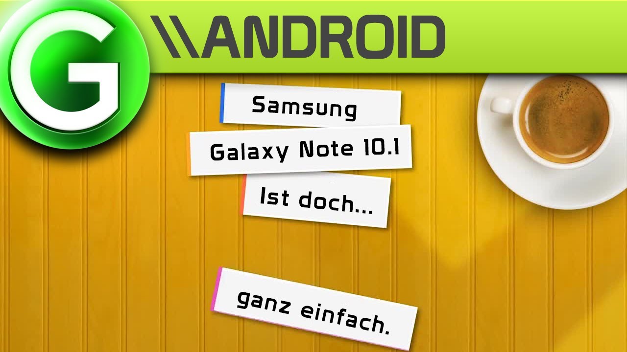 Galaxy Note 10.1 Parodie: Das ist doch alles ganz einfach