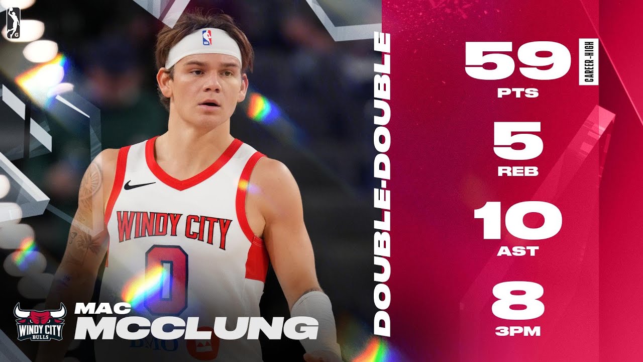 Мак МакКлунг набрал 59 очков и стал лучшим бомбардиром в истории G League!