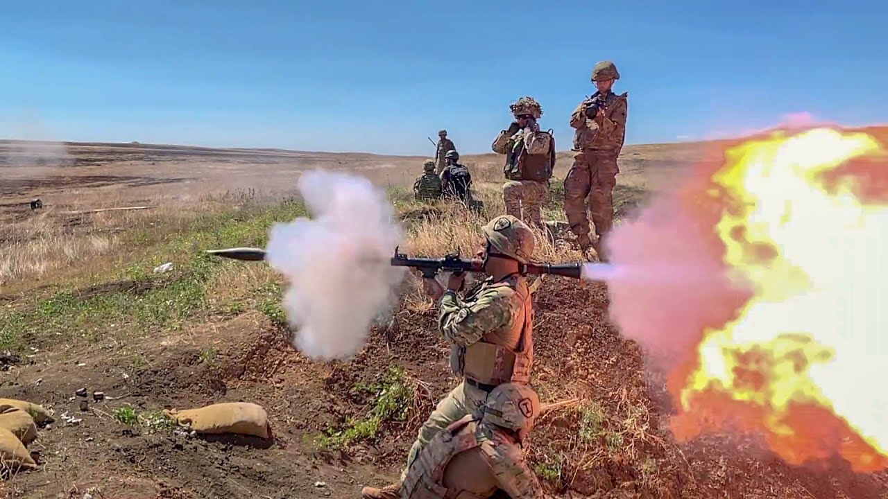 U.S. Army and Romanian Forces Conduct Live-Fire NATO Training