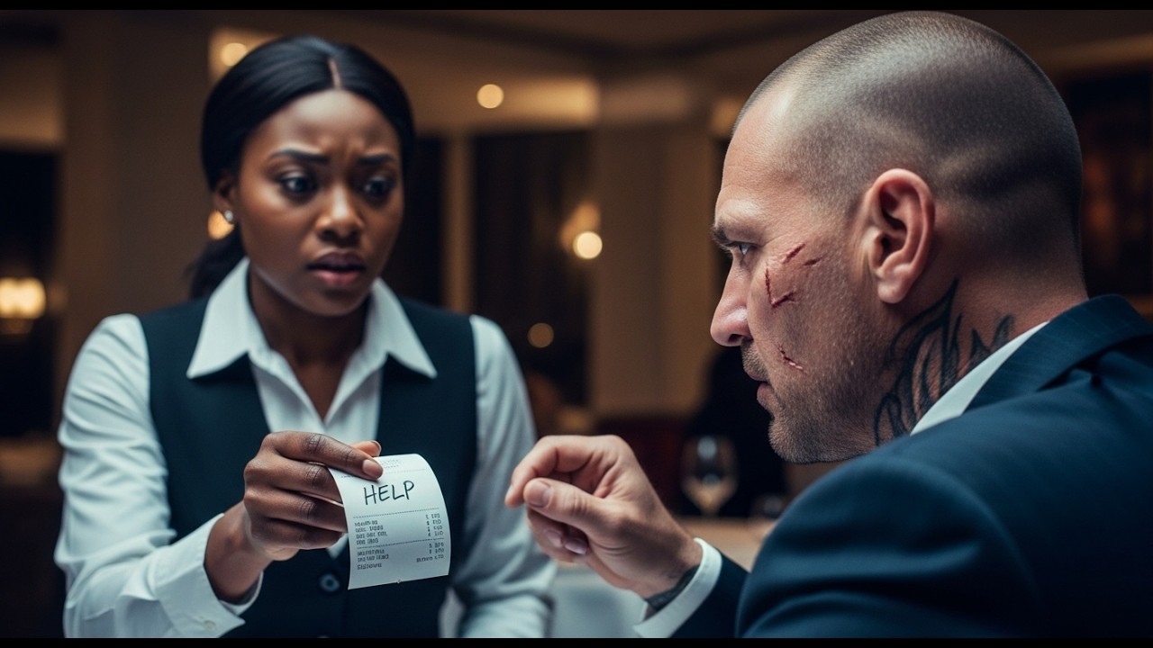The Black Waitress Wrote “HELP” on a Receipt and Gave It to a Mafia Boss — What He Did Next.