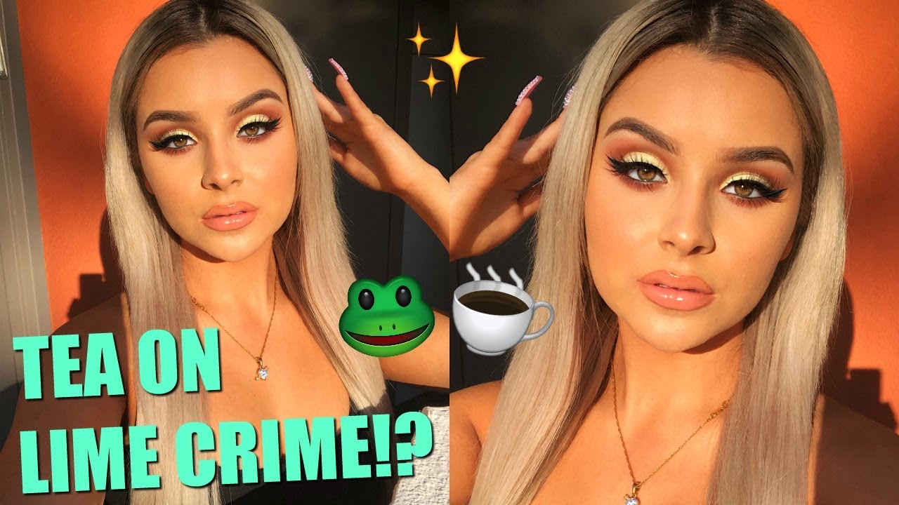 Minty Cut-Crease ft. NEW LIME CRIME!! | Aidette Cancino