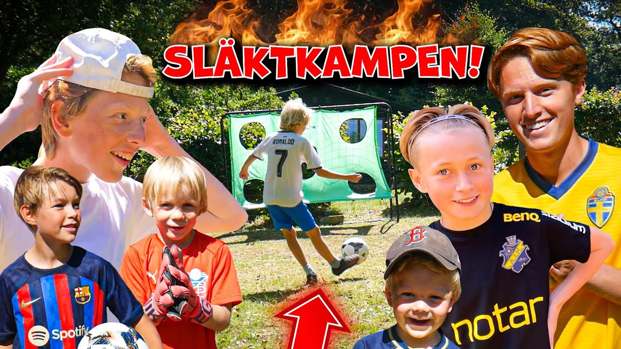 VEM I SLÄKTEN ÄR BÄST PÅ FOTBOLL?! - ROLIGA UTMANINGAR MED EN VÄLDIGT SPÄNNANDE AVSLUTNING…