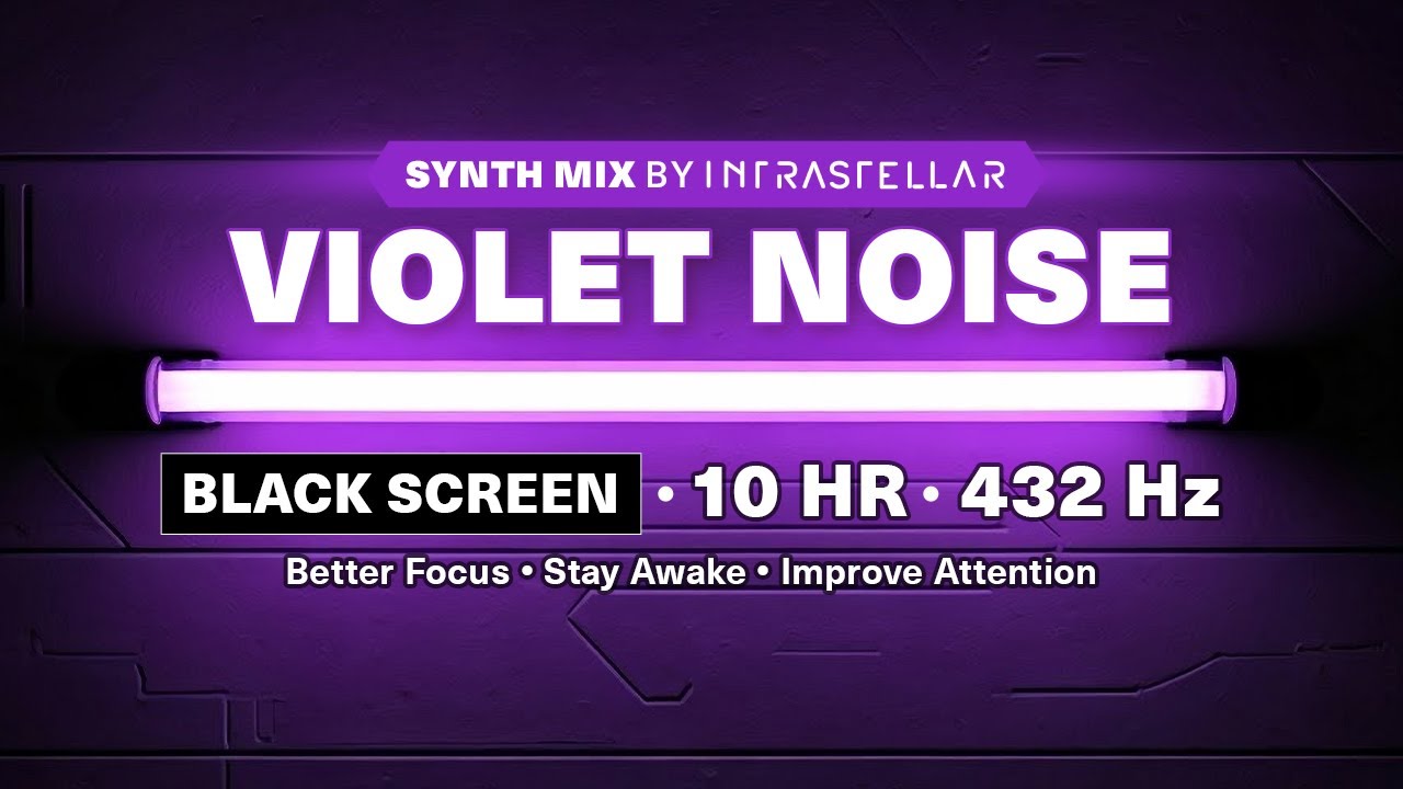Intrastellar: Violet Noise 432 Hz Sound Healing | 10 Hour Loop | No Fade