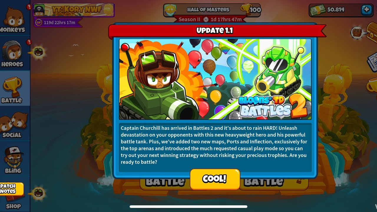 The NEW 1.1 BTD Battles 2 update is HERE! | CASUAL GAME MODE!