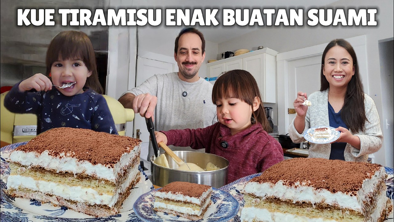 SENANGNYA SUAMI BUATIN KUE TIRAMISU YANG ENAK 🥰🥰 II RESEP KUE TIRAMISU PRAKTIS DAN ENAK