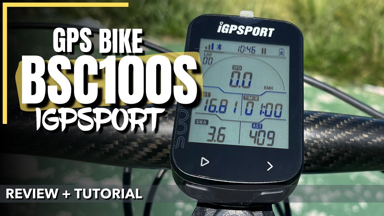 GPS IGPSPORT BSC100S - REVIEW + TUTORIAL COMPLETO