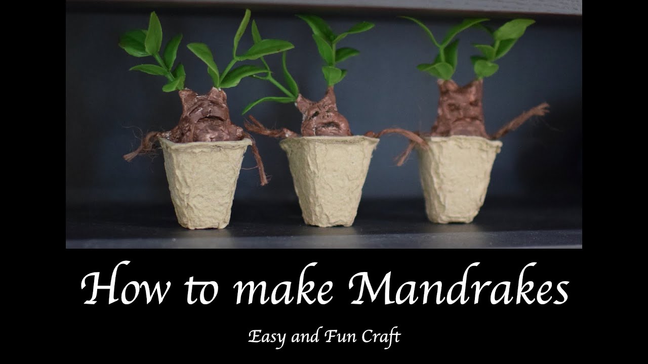 How to make mandrake - Harry Potter DIY