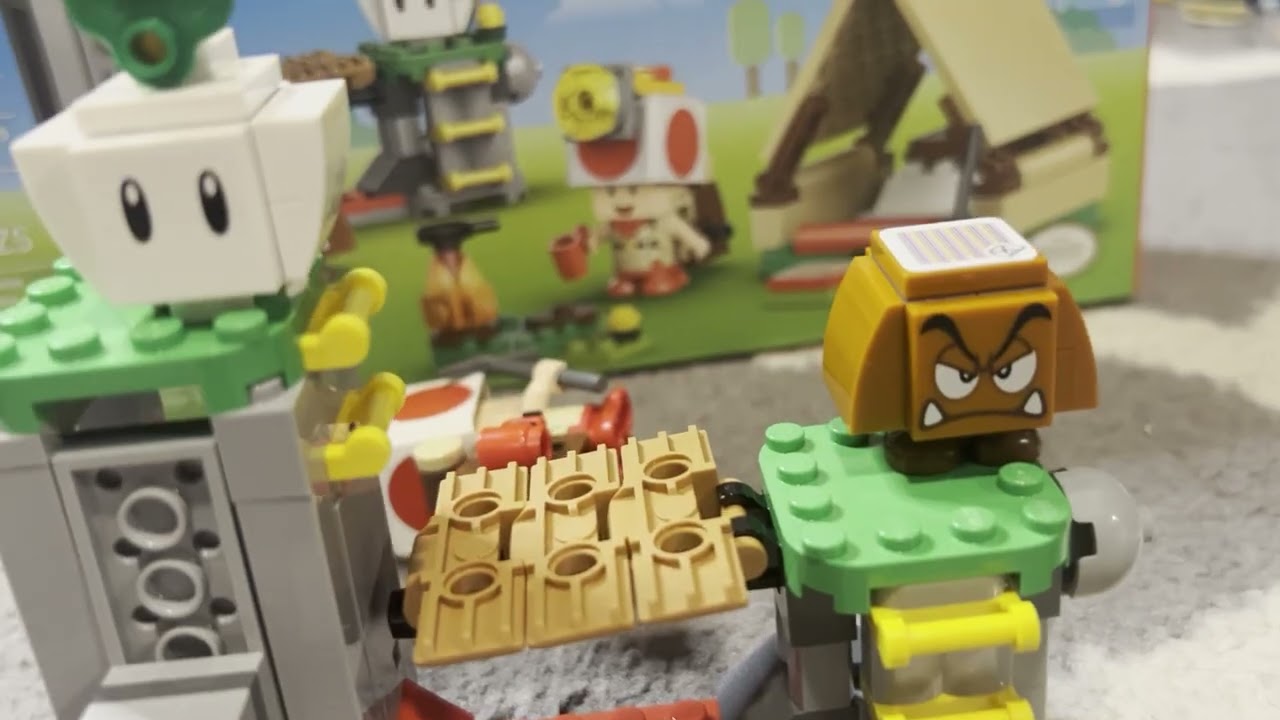 LEGO Super Mario CAPTAIN TOAD'S CAMP 72040: Hidden Diamonds, Goomba & Folding Tent Review!