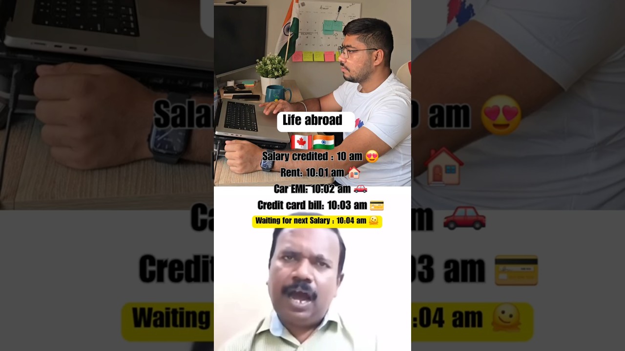☕ Living Abroad Be Like: Salary In, Salary Out 💸 | Life abroad #shorts #funny
