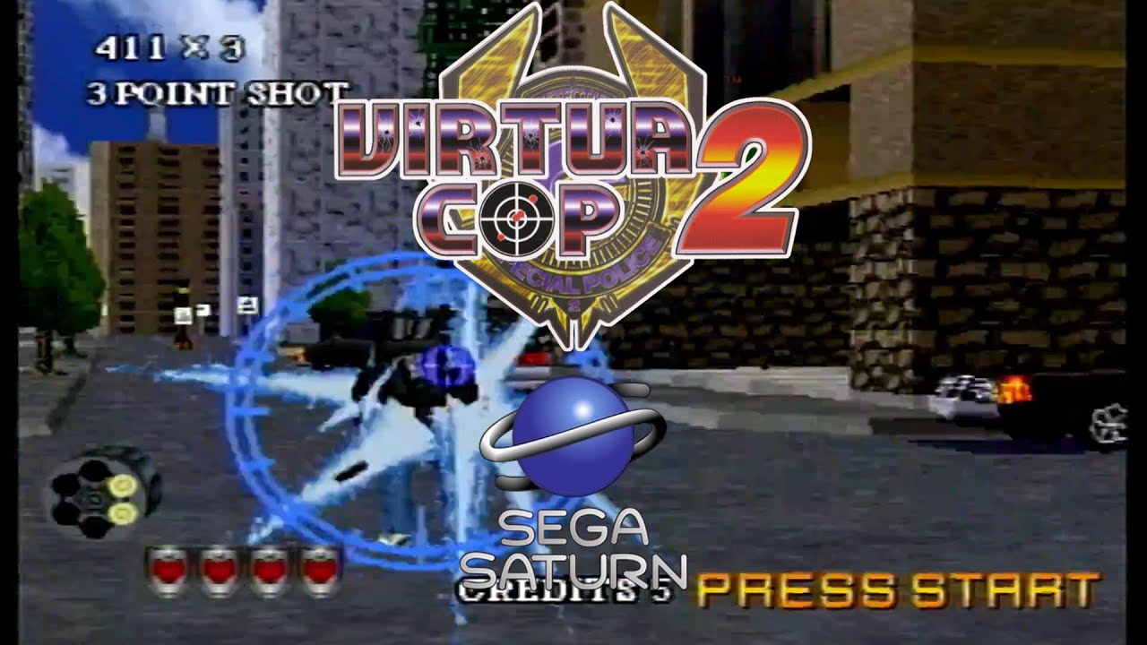 Let`s Try Out Virtua Cop 2 (Sega Saturn)