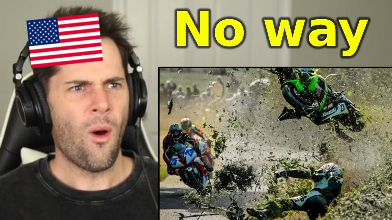 American Reacts to Isle of Man TT (Worlds Most DEADLY Race)