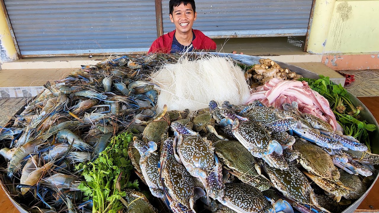 กุ้งปูอบวุ้นเส้น 100 กิโล เอิร์ธสดชื่น